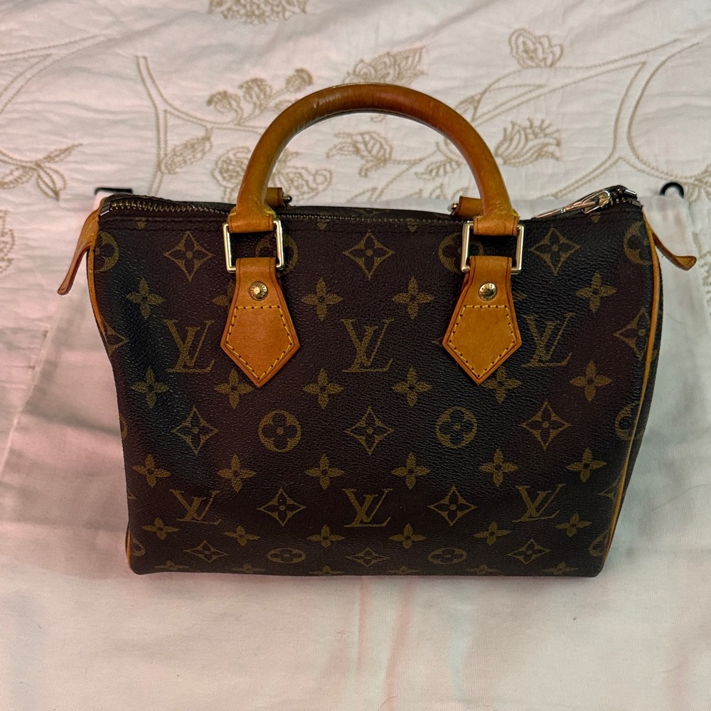 Louis Vuitton SP0025 Speedy 25 Brown Monogram Handbag - Picture 4 of 12